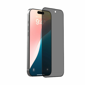 Devia ochranné sklo Van Series Privacy pre iPhone 16 Pro - Black Frame