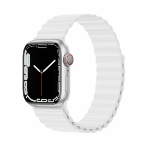 Devia remienok Deluxe Series Sport3 Silicone Magnet Band 40/41/42mm - White