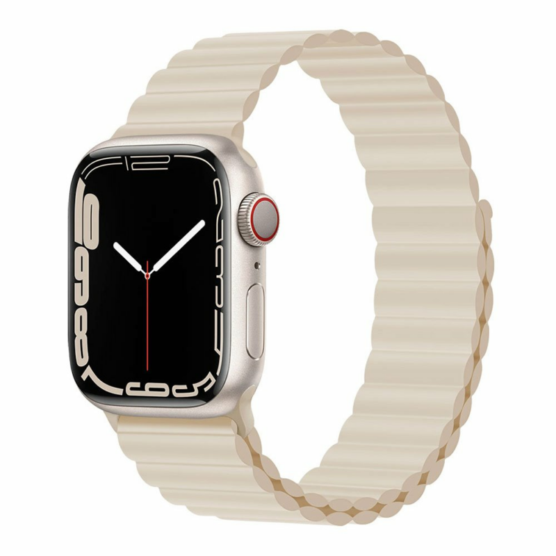 Devia remienok Deluxe Series Sport3 Silicone Magnet Band 44/45/46mm - Starlight