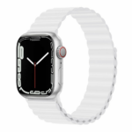 Devia remienok Deluxe Series Sport3 Silicone Magnet Band 44/45/46mm - White