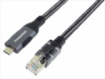 PremiumCord Ethernetový kábel USB-C -> LAN RJ45 10/100/1000 Mb 2m