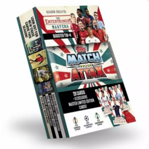 Futbalové karty Topps Match Attax TCG 2024/25 UCC Booster Tin 4 zelená