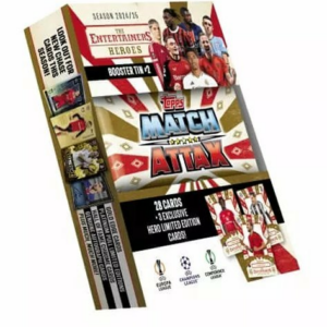 Futbalové karty Topps Match Attax TCG 2024/25 UCC Booster Tin 2 žltá